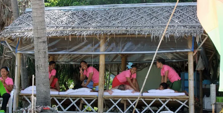 Thai Massage am Strand