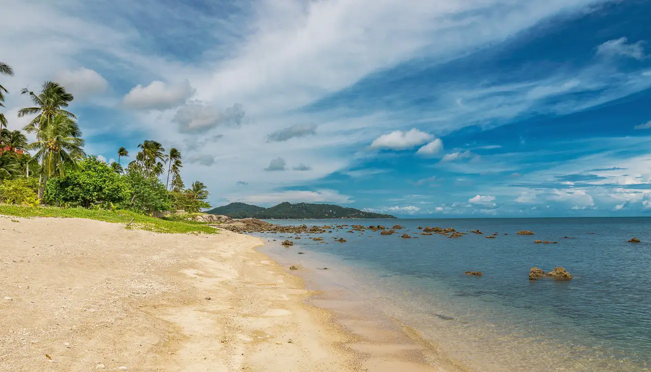 Strand an der Südküste von Koh Samui